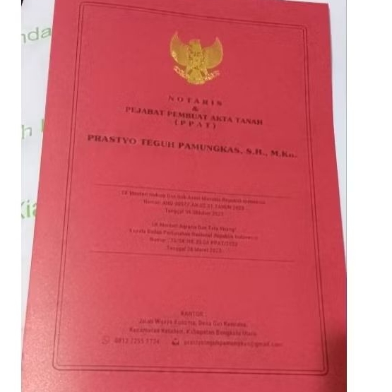 

Map Notaris PPAT Garuda Gold 100pcs