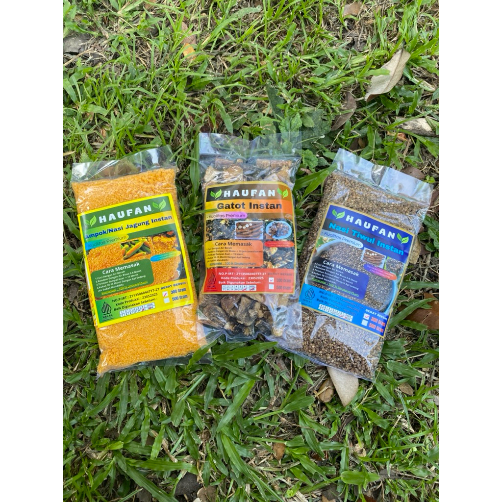 

Paket Mix 3 pcs isi 300gram (Tiwul, Gatot,Ampok instan)