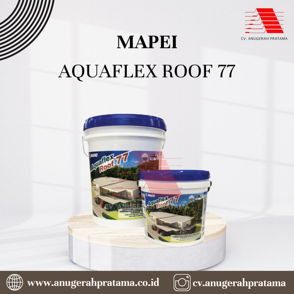 MAPEI WATERPROOFING AQUAFLEX ROOF 77- 4KG DAN 18KG