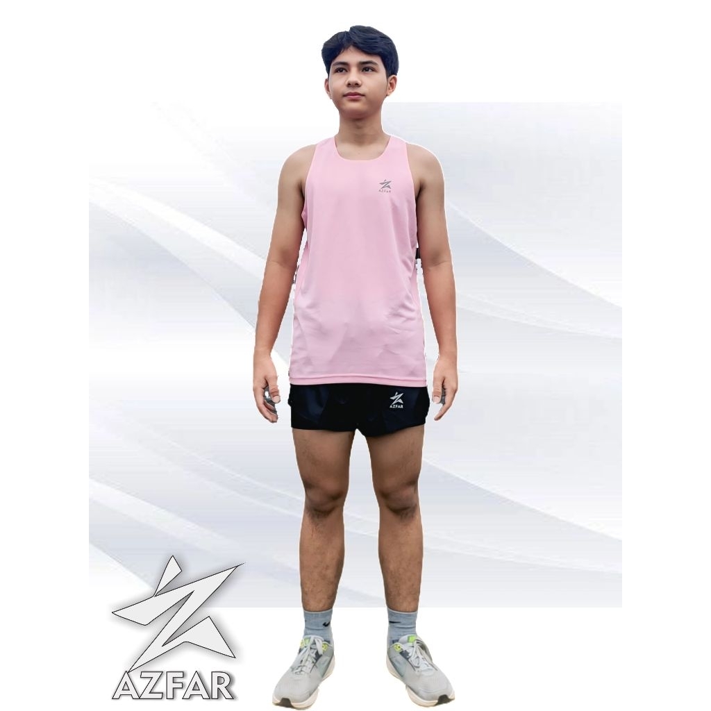 Singlet Set Running Polos Style 01 / Singlet Set Polos Baby Pink / Singlet Set Running Marathon / Si