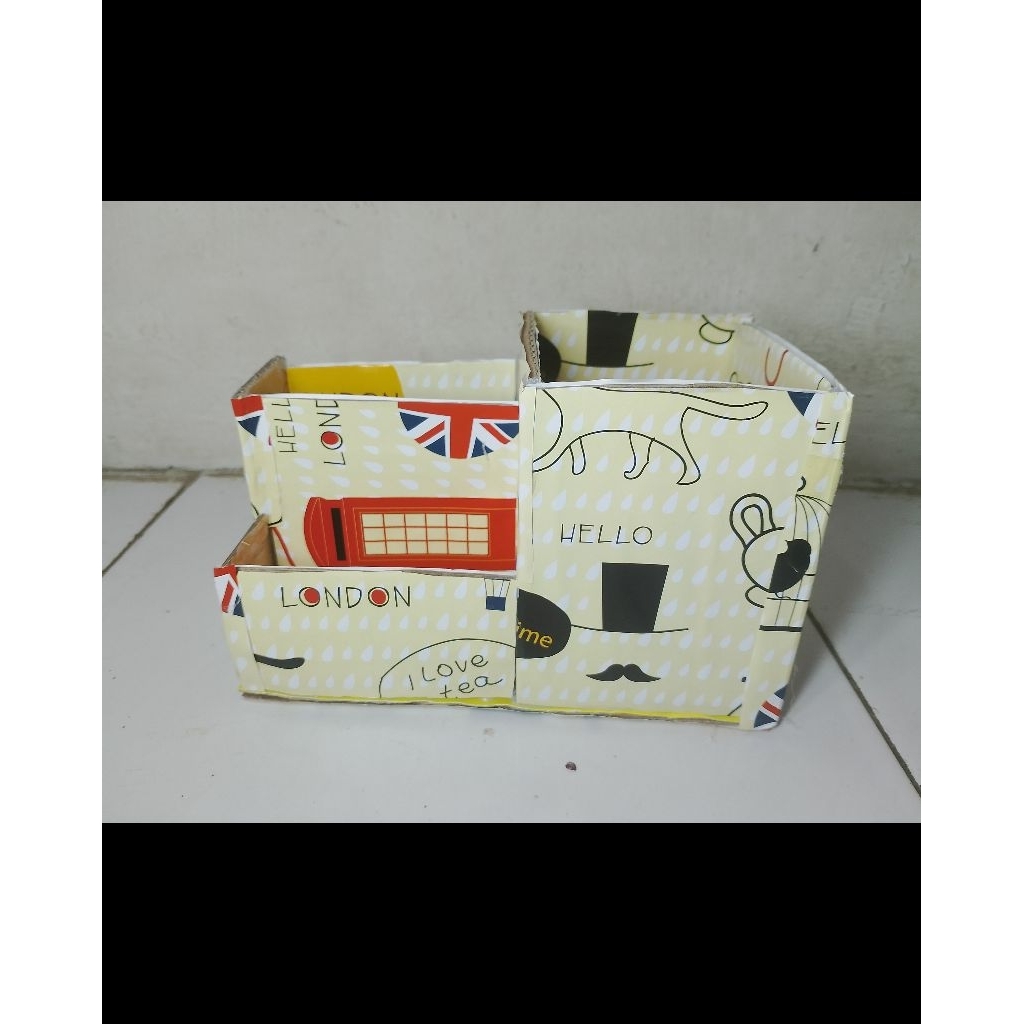 

ready cod tempat pensil dari kardus kalimantan