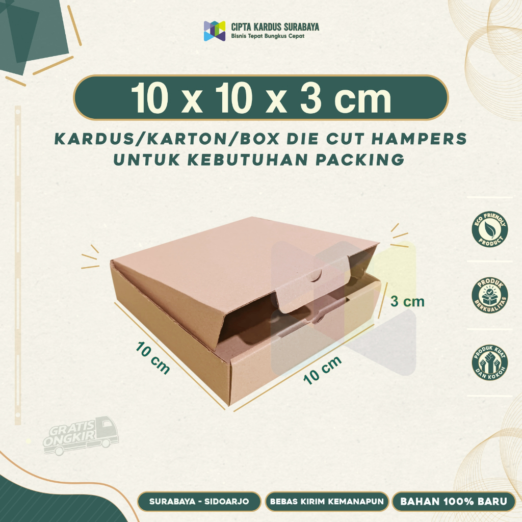 

Kardus Packing 10x10x3 | Box packing | Karton Packing