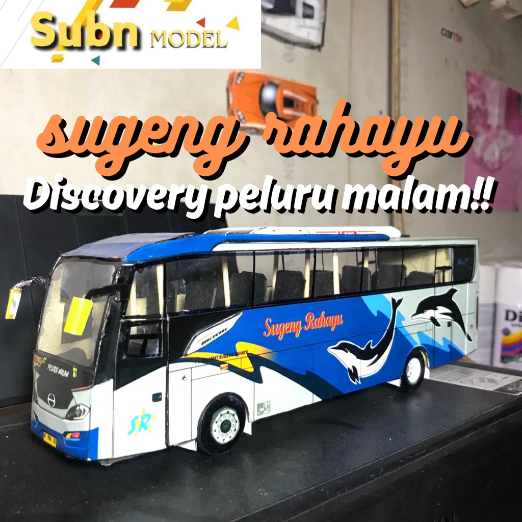 Miniatur Bus Sugeng Rahayu Interior Detail Bus Keren