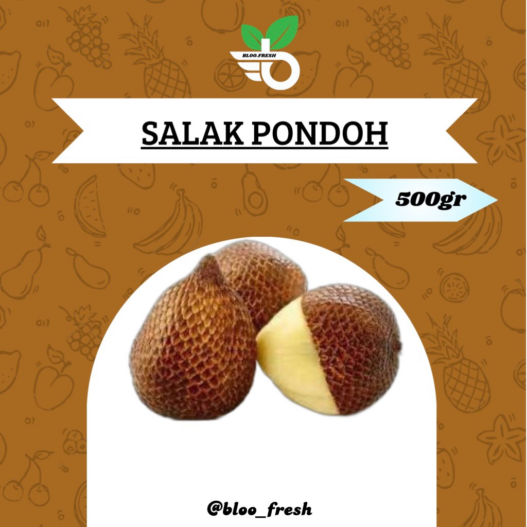 

Salak Pondoh Fresh (Harga Per Pack) - Bloo Fresh (1Pack/500gr) - Salak