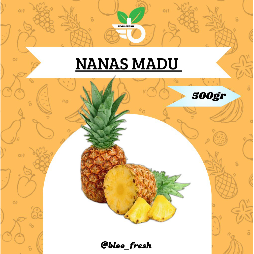 

Nanas Madu Fresh (Harga Per Buah) - Bloo Fresh (1Buah/500gr) Nanas