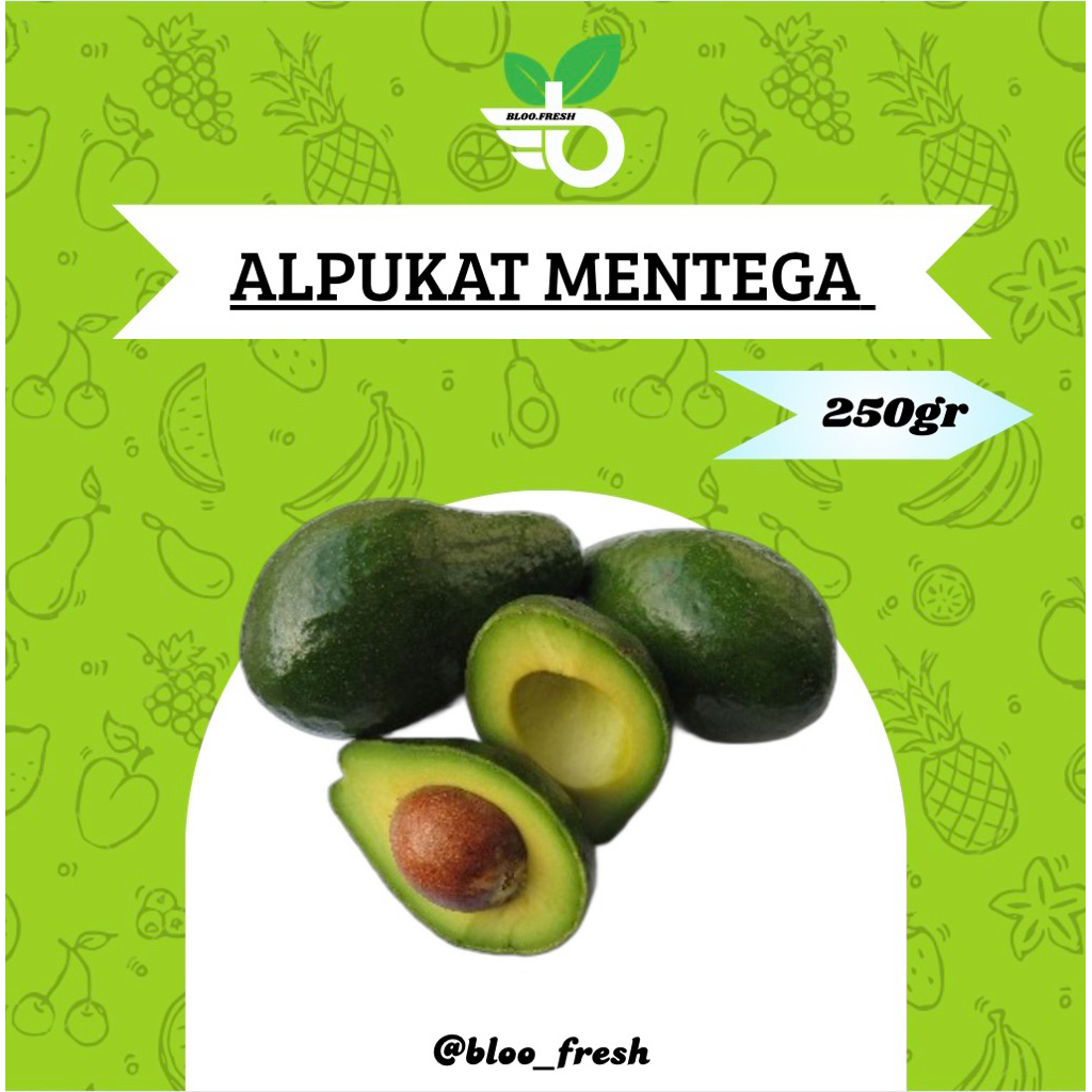 

Alpukat Mentega Fresh (Harga Per Buah) - Bloo Fresh (1Buah/ 250gr) - Alpukat