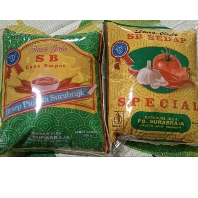 

Saos SB spesial pedas gurih 1 karton