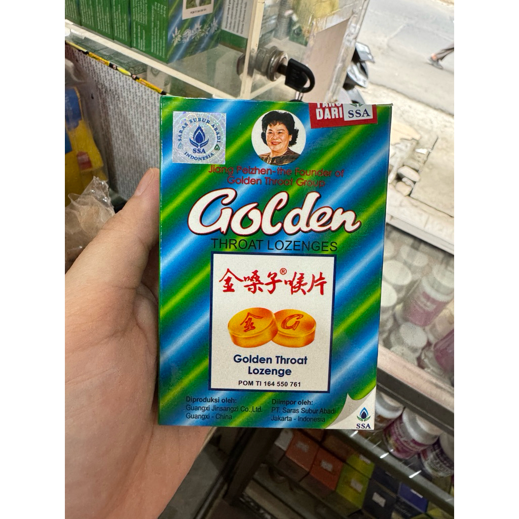 

permen golden throat isi 12 butir