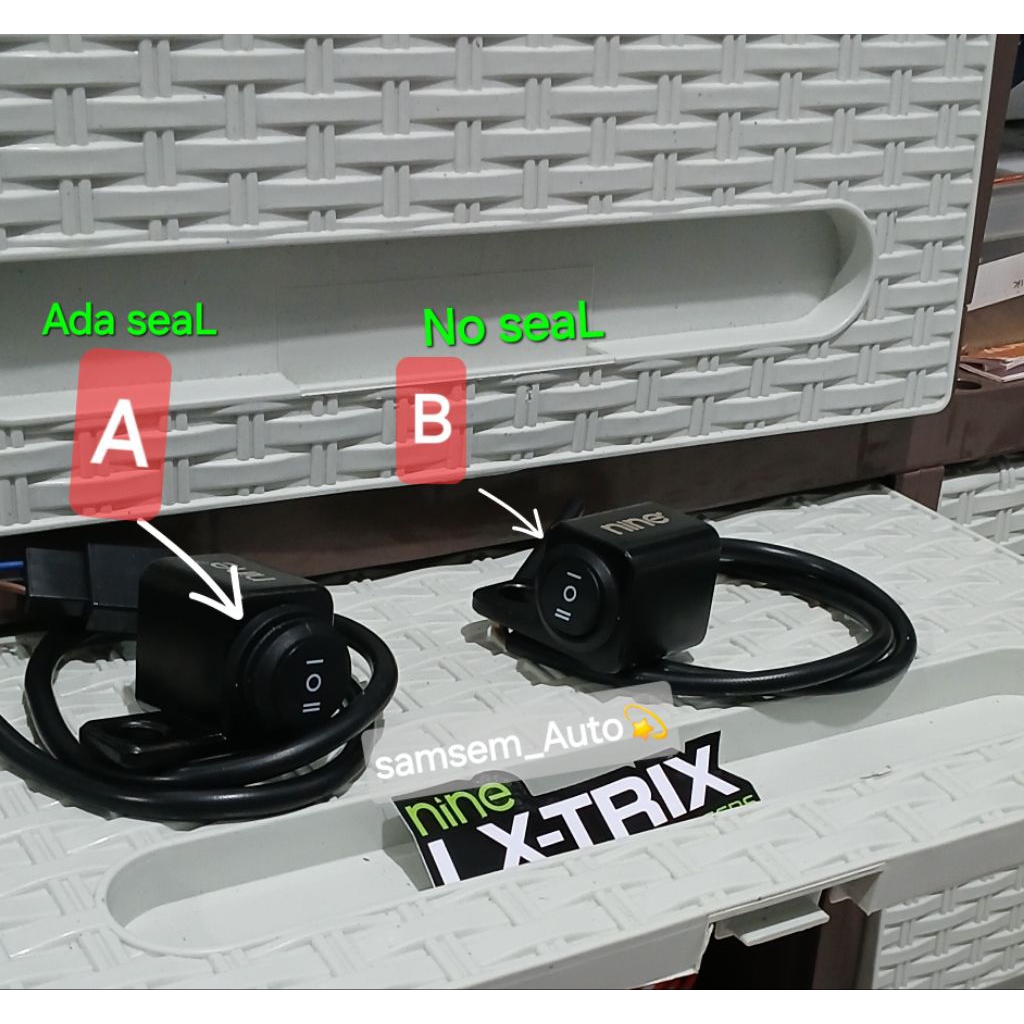 SAKLAR  3mode LUMINOSLED ON-OFF-ON >MOTOR