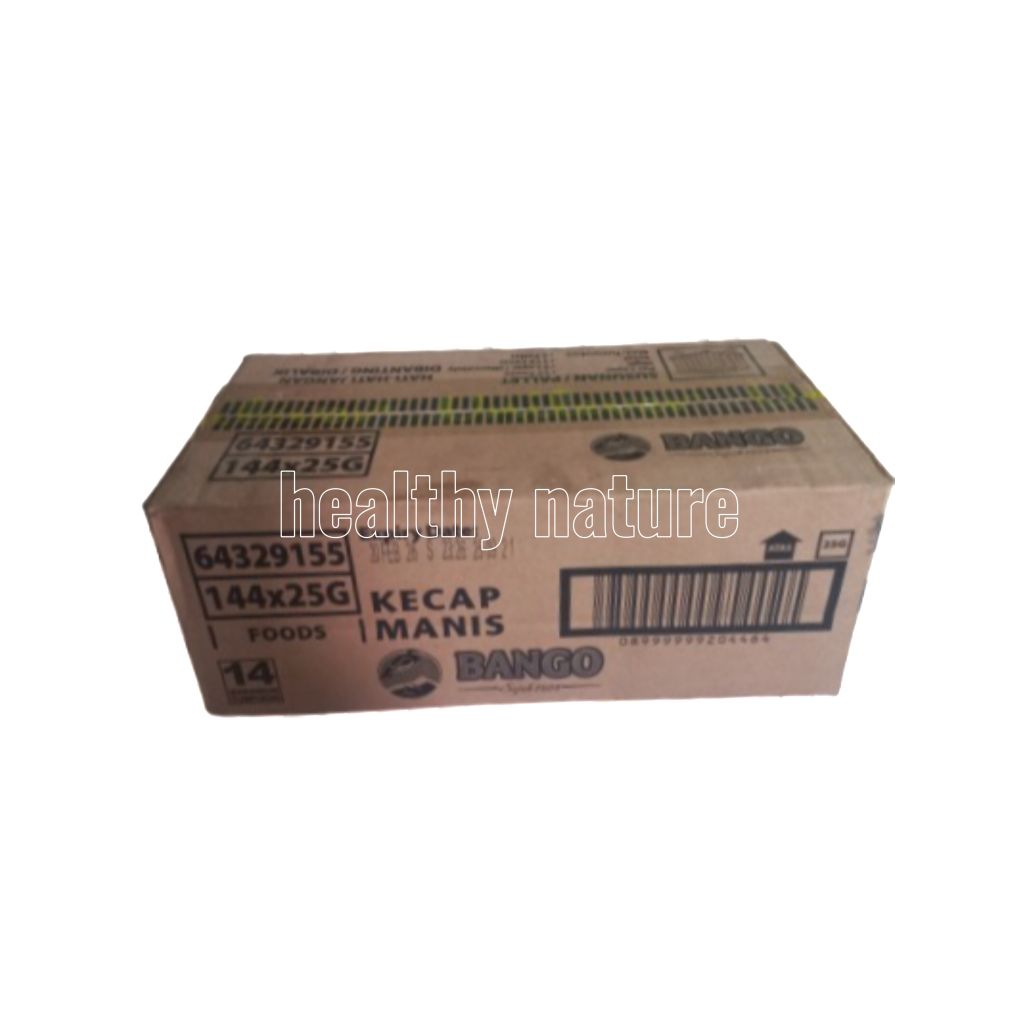 

kecap bango renceng 1 dus isi 144 × 25g