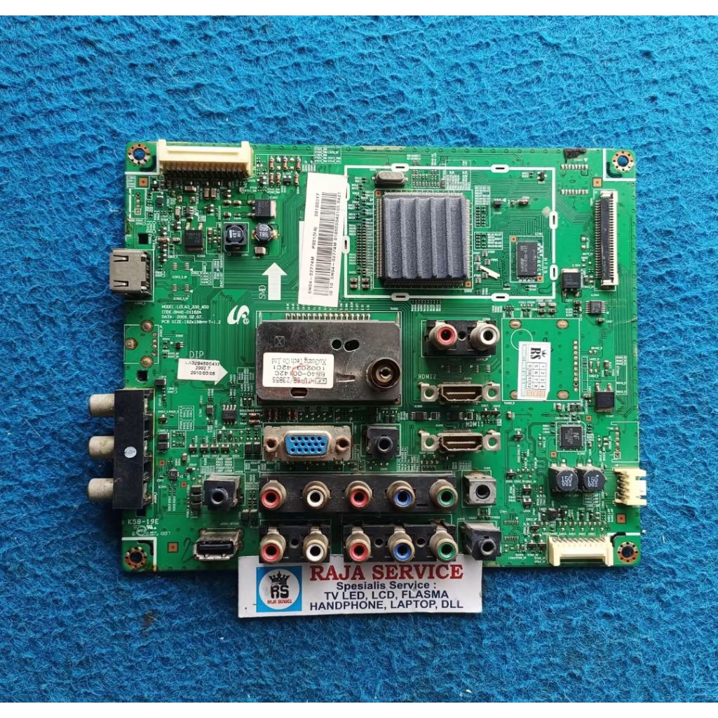 mb tv samsung LA32B450 LA32B450C4 mainboard motherboard mesin modul board