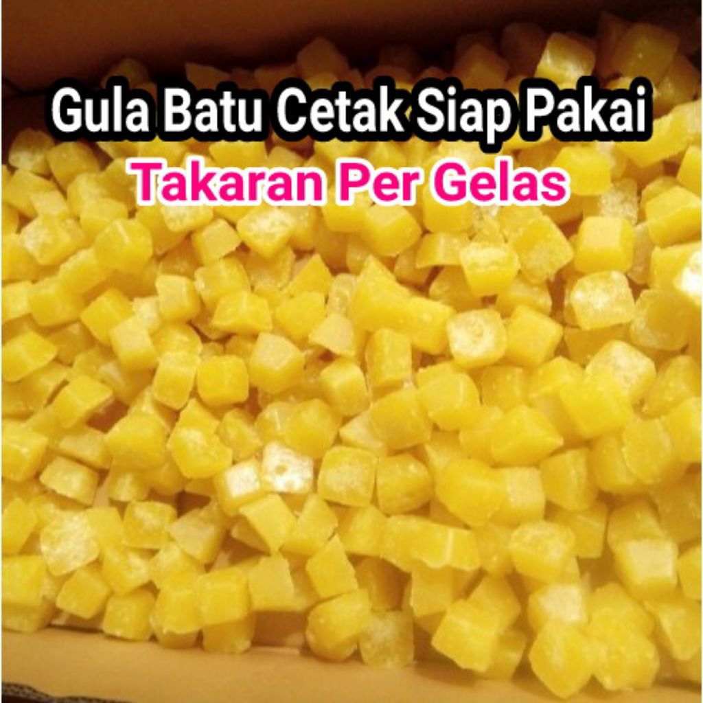 

Gula batu cetak isi 10 potong