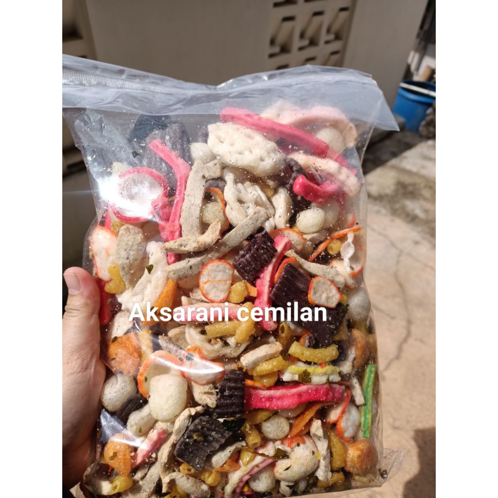 

seblak kerupuk mix campur rasa original isi 500gram