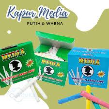 

Kapur Tulis Media Putih / Kapur tulis / Kapur Putih / Kapur bebas debu
