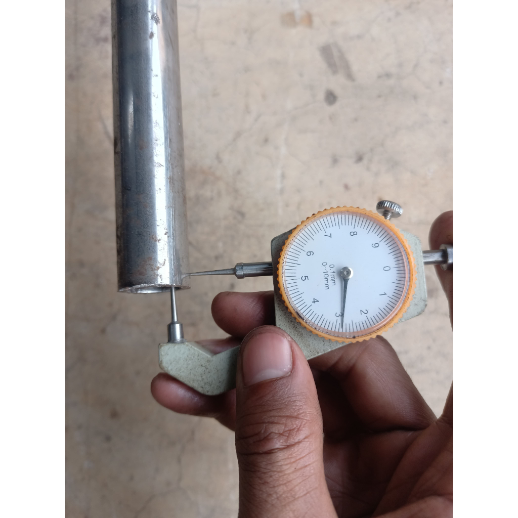 Pipa Besi OD 22 mm ID 16,8 mm Tebal 2,7 mm Panjang 80 cm - Pipa Besi Super