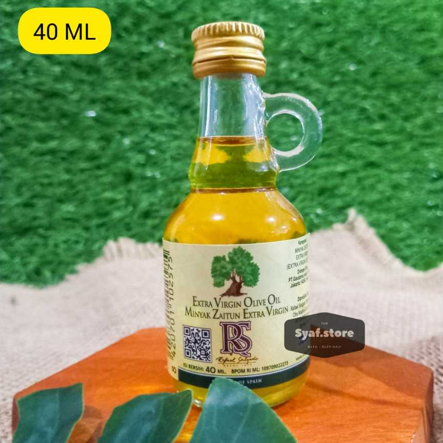 

Zaitun RS Rafael Saldago Extra Virgin Oil 40 Ml | Minyak Zaitun | Halal | Original