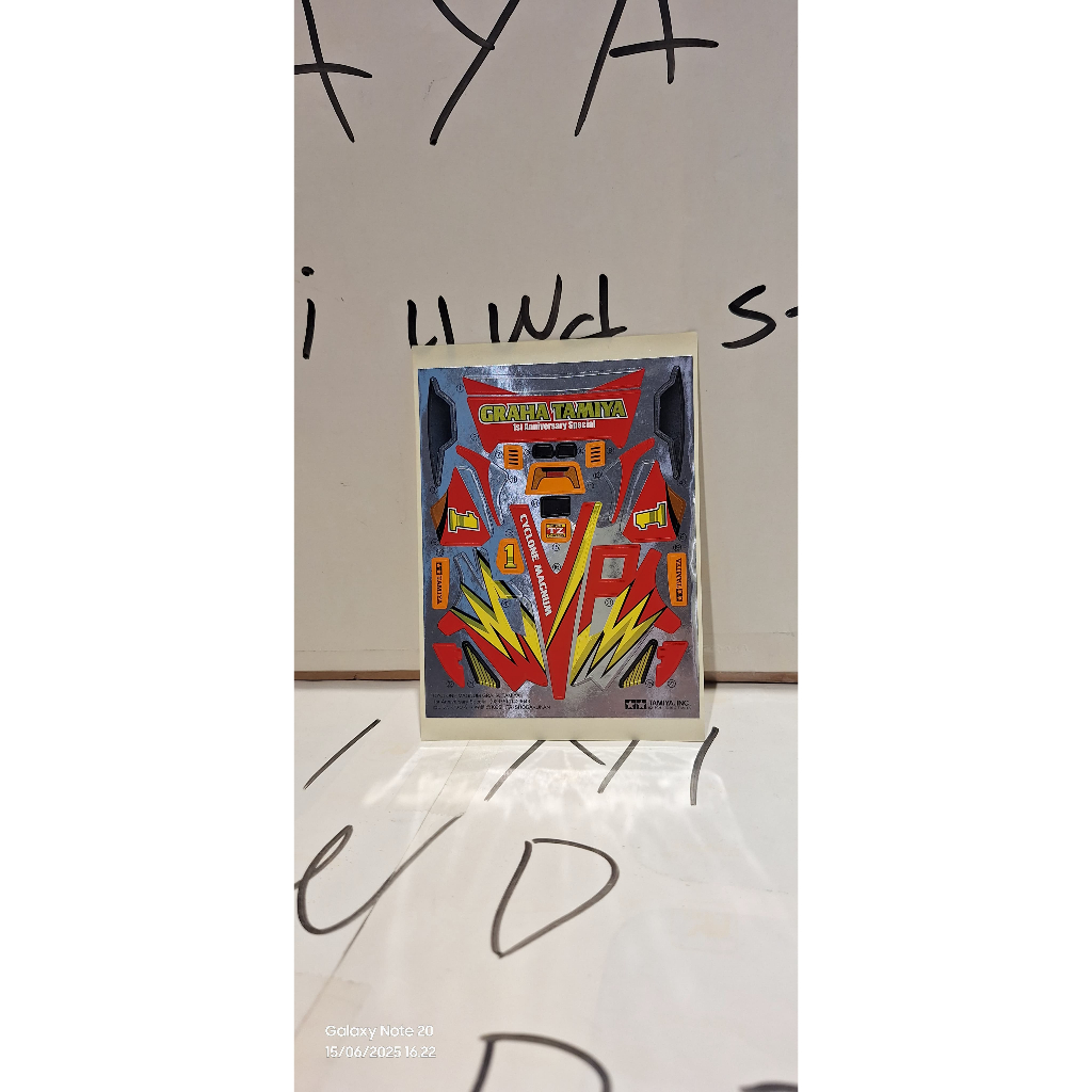 Stiker/Decal Cyclone magnum Special Graha  original tamiya