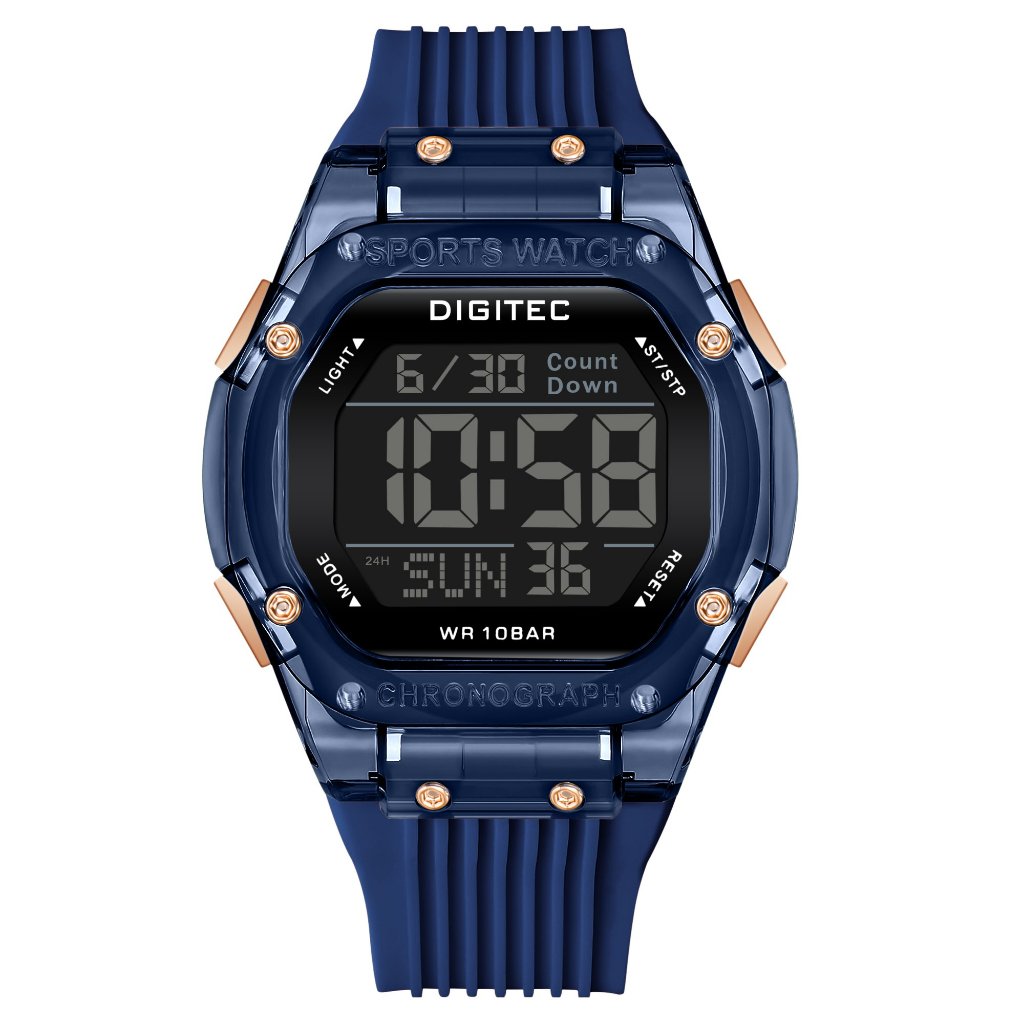 Jam Tangan Digitec DG-5208T Digital Water Resist 10 BAR