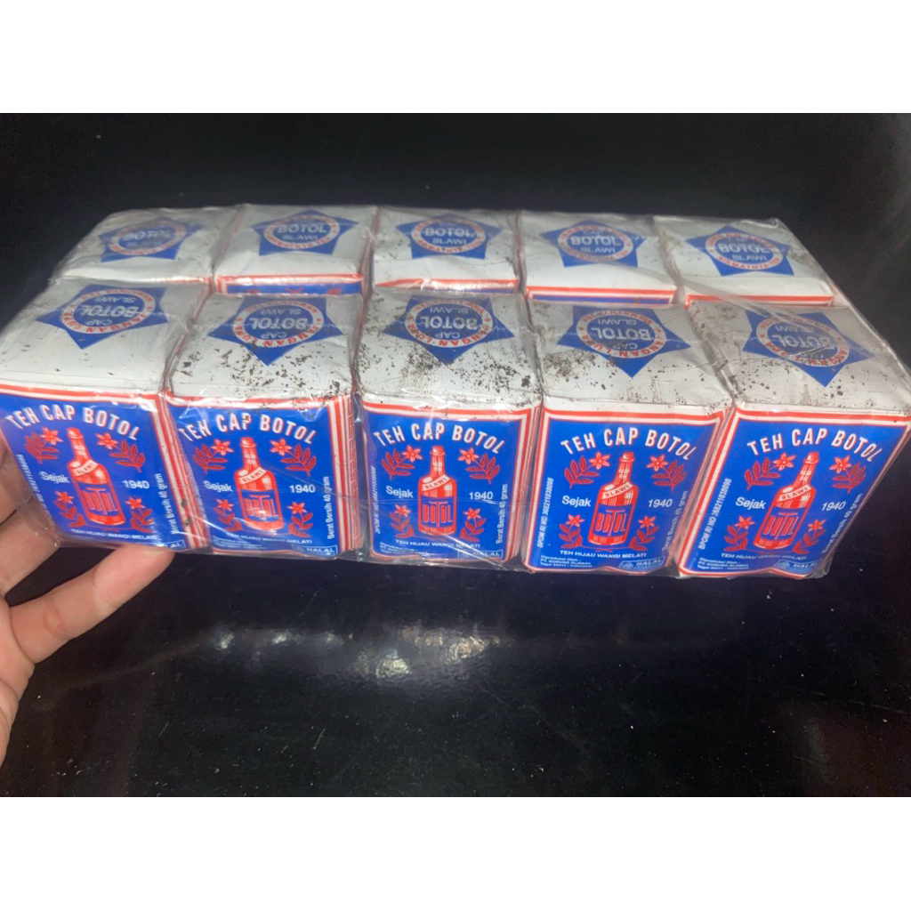 

Teh Cap Botol Biru Slawi Bubuk Besar 1 Pack Isi 10 Pcs @40gr Teh Tradisional Asli