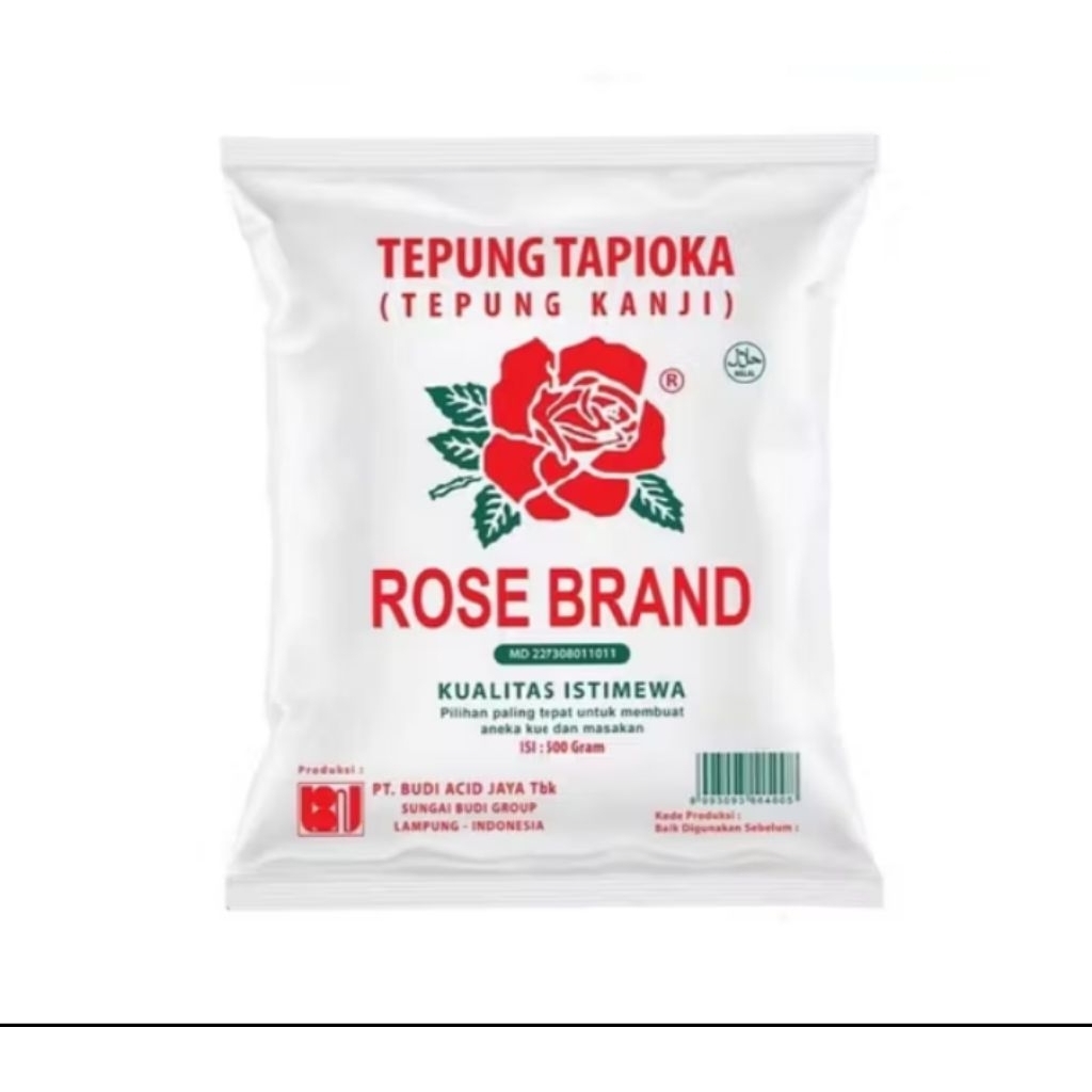 

Tepung Tapioka Rose Brand ( tepung kanji )500gr