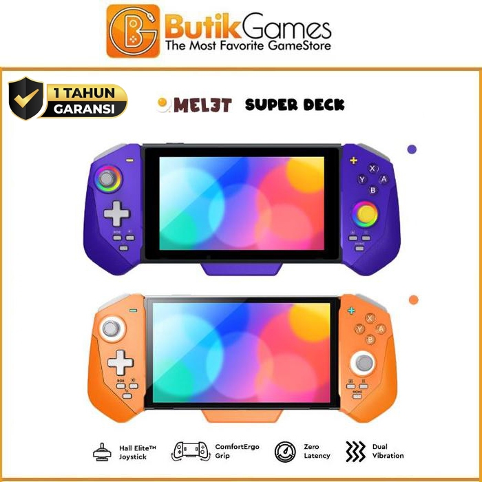 Omelet Super Deck Advanced Purple Controller Nintendo Switch V1 V2 OLED