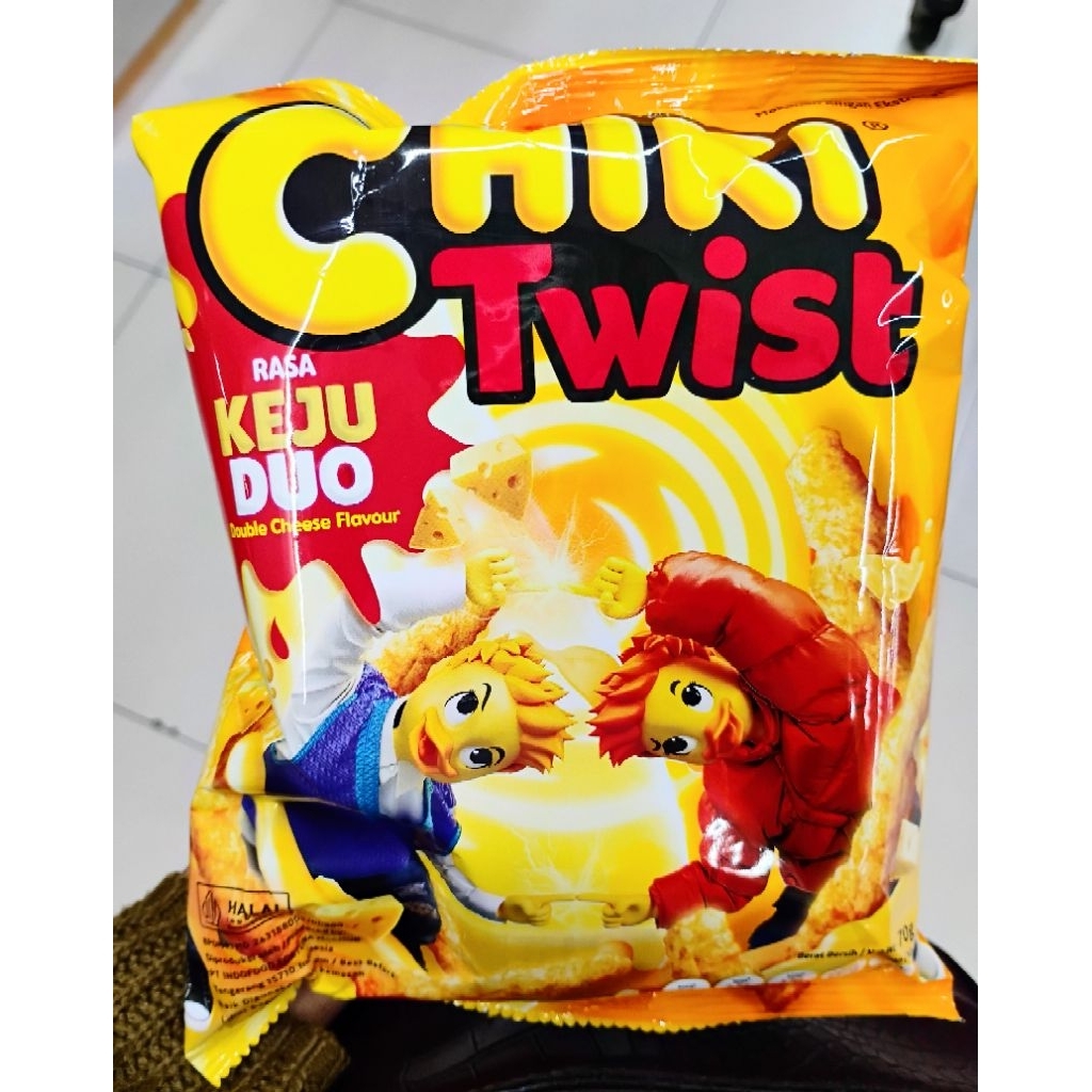 

Chiki Twist Keju Duo 70Gr