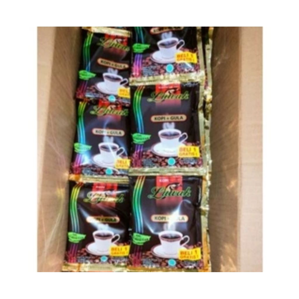 

Kopi Luwak hitam + gula rencengan isi 15 sachet