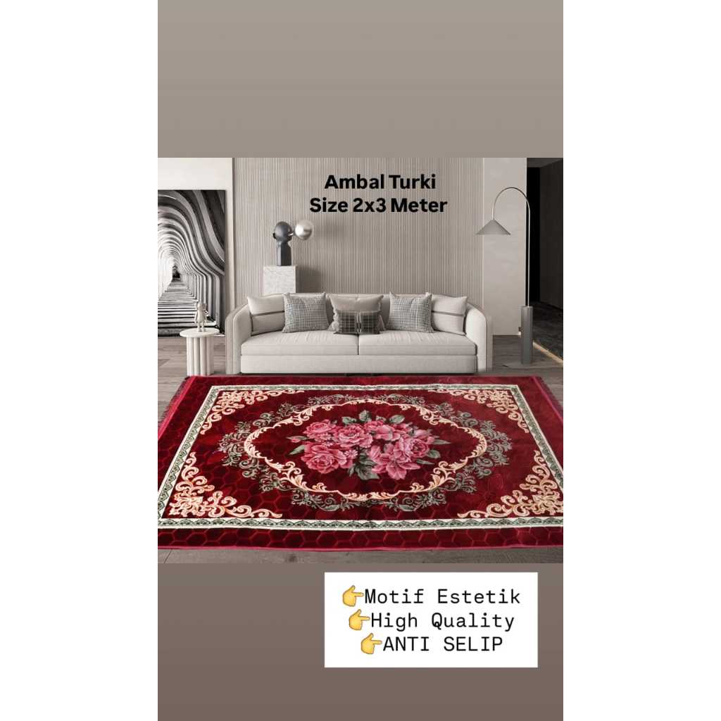 karpet turki ukuran jumbo  | karpet ruang tamu | karpet turki 200x300 | karpet lantai | karpet turki