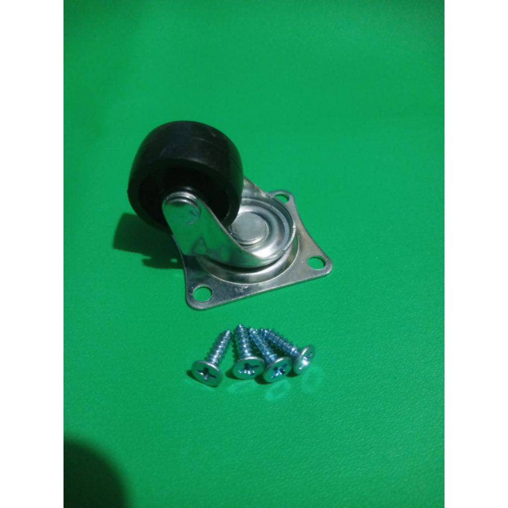 1 inch hidup putar Roda troli 1 inch Hidup kastor etalase