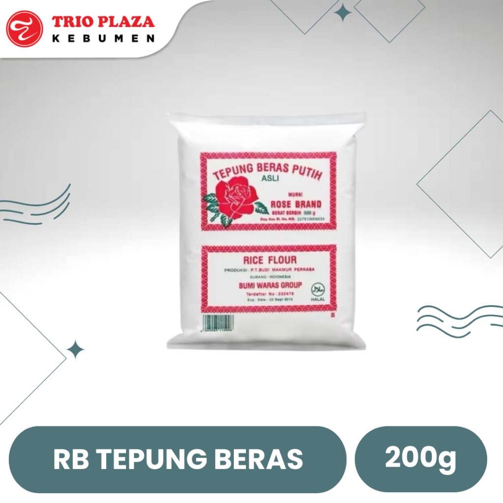 

ROSE BRAND TEPUNG BERAS/TEPUNG KETAN/TEPUNG TAPIOKA