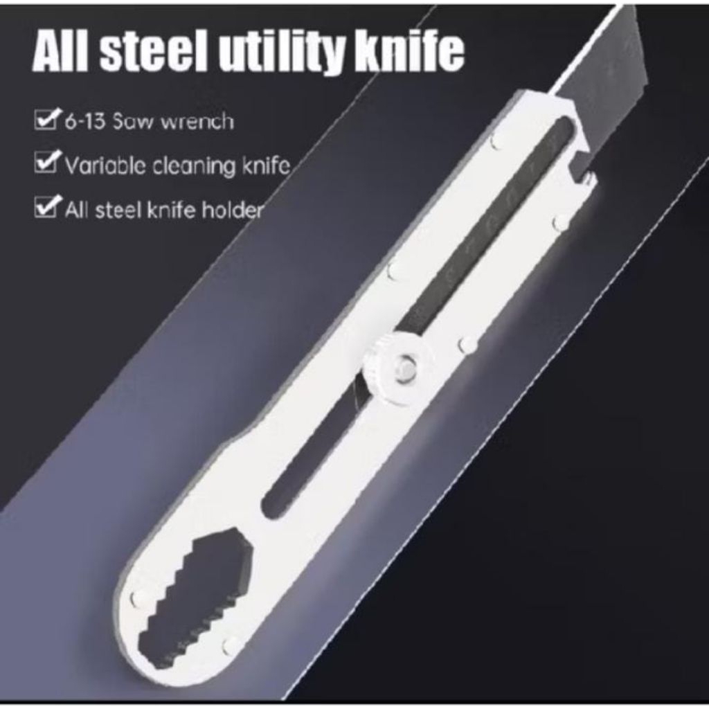 

Cutter stainless cutter serbaguna bahan tahan karat pemotong serbaguna Carter kater stainless