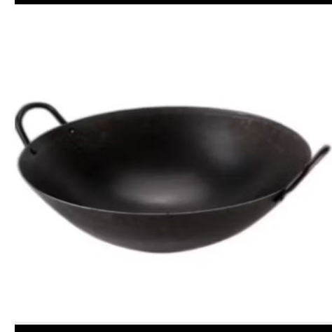 kuali wok baja wajan baja 45