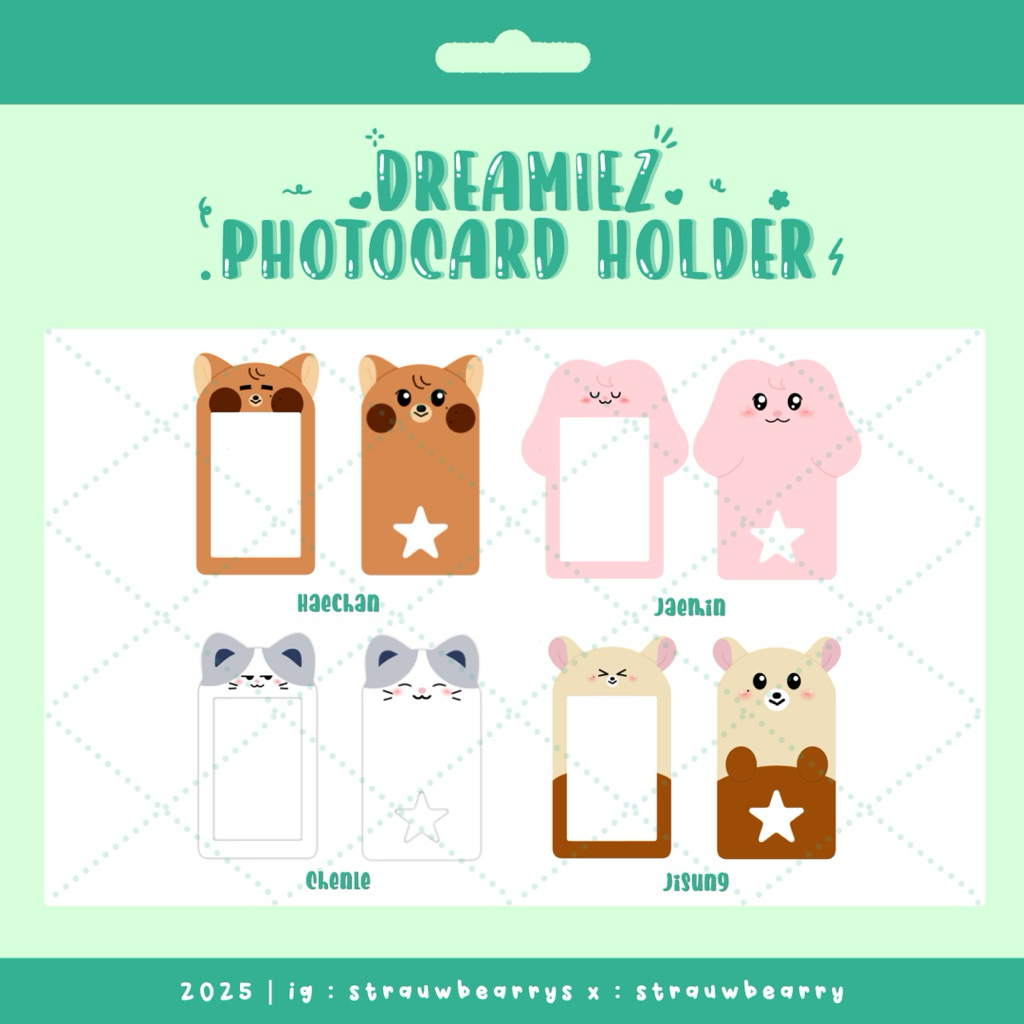 

NCT DREAM DREAMIEZ Photocard Holder by Strawberry Sauce