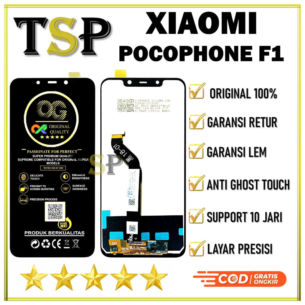 【ORIGINAL】LCD XIAOMI POCOPHONE F1  ORIGINAL 100%