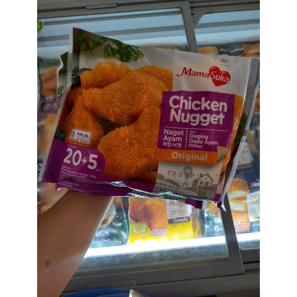 

Mamasuka chiken nugget original 400gr