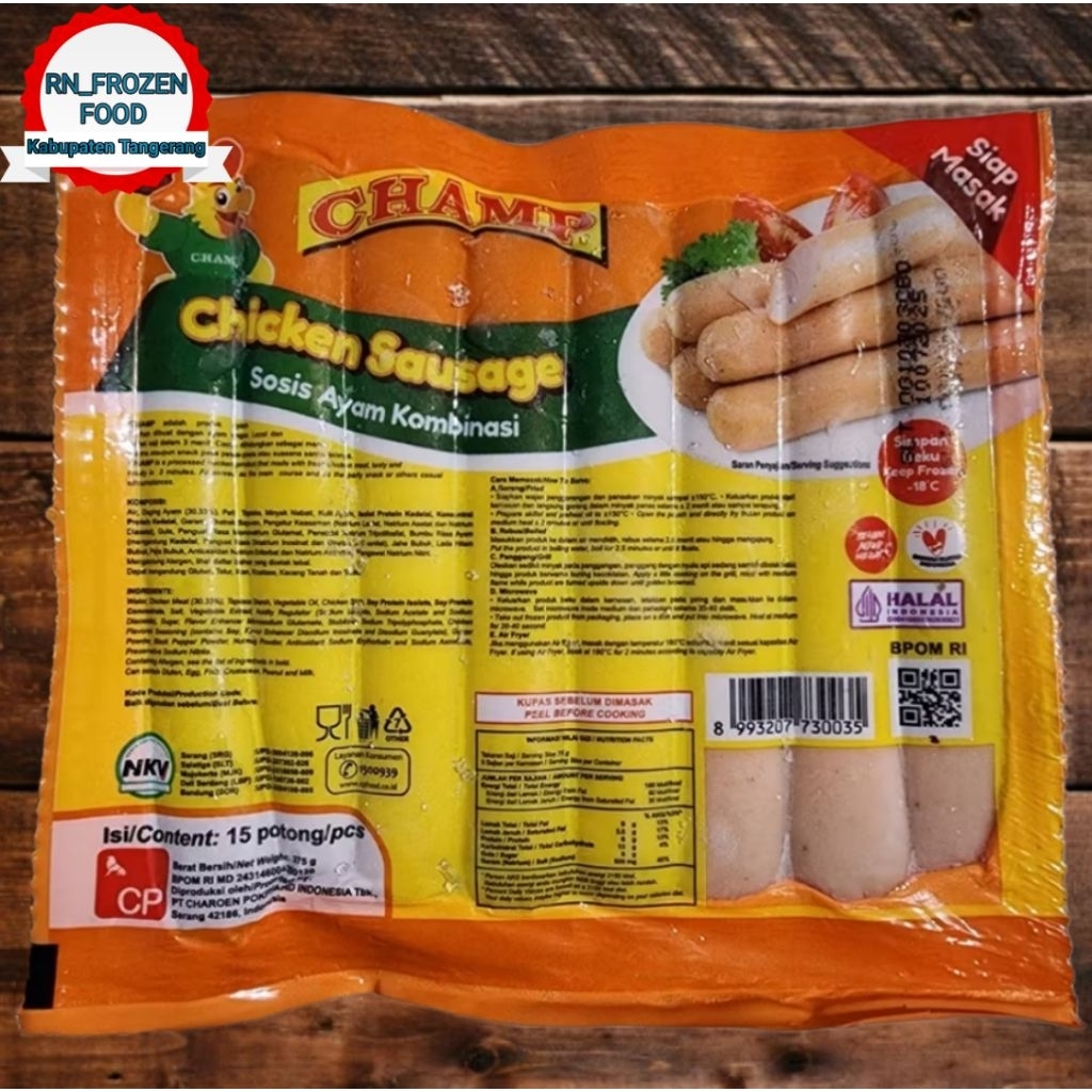 

CHAMP Sosis Ayam Berat 375gr