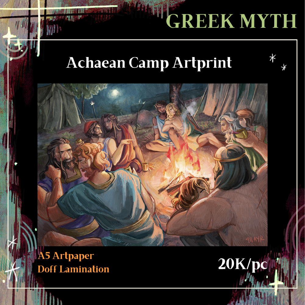 

Achaean Camp Artprint | Iliad