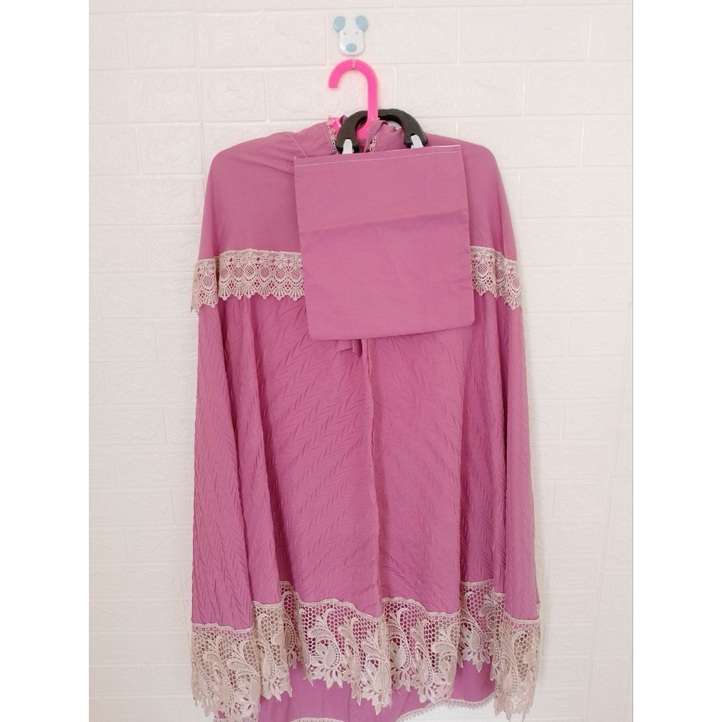 mukena wanita brukat / mukena dewasa