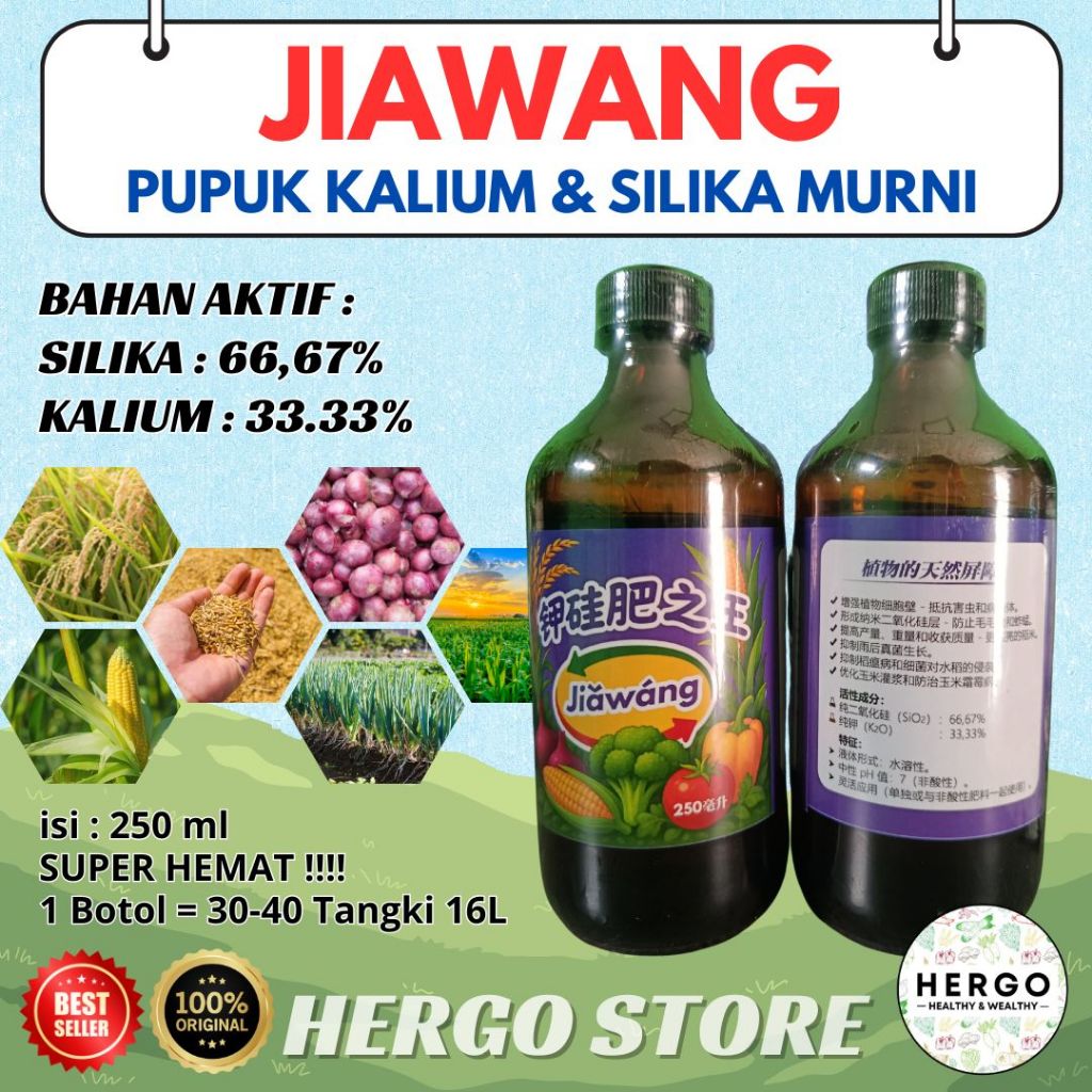 JIAWANG Rajanya Pupuk Kalium dan Silika pengokoh batang tanaman
