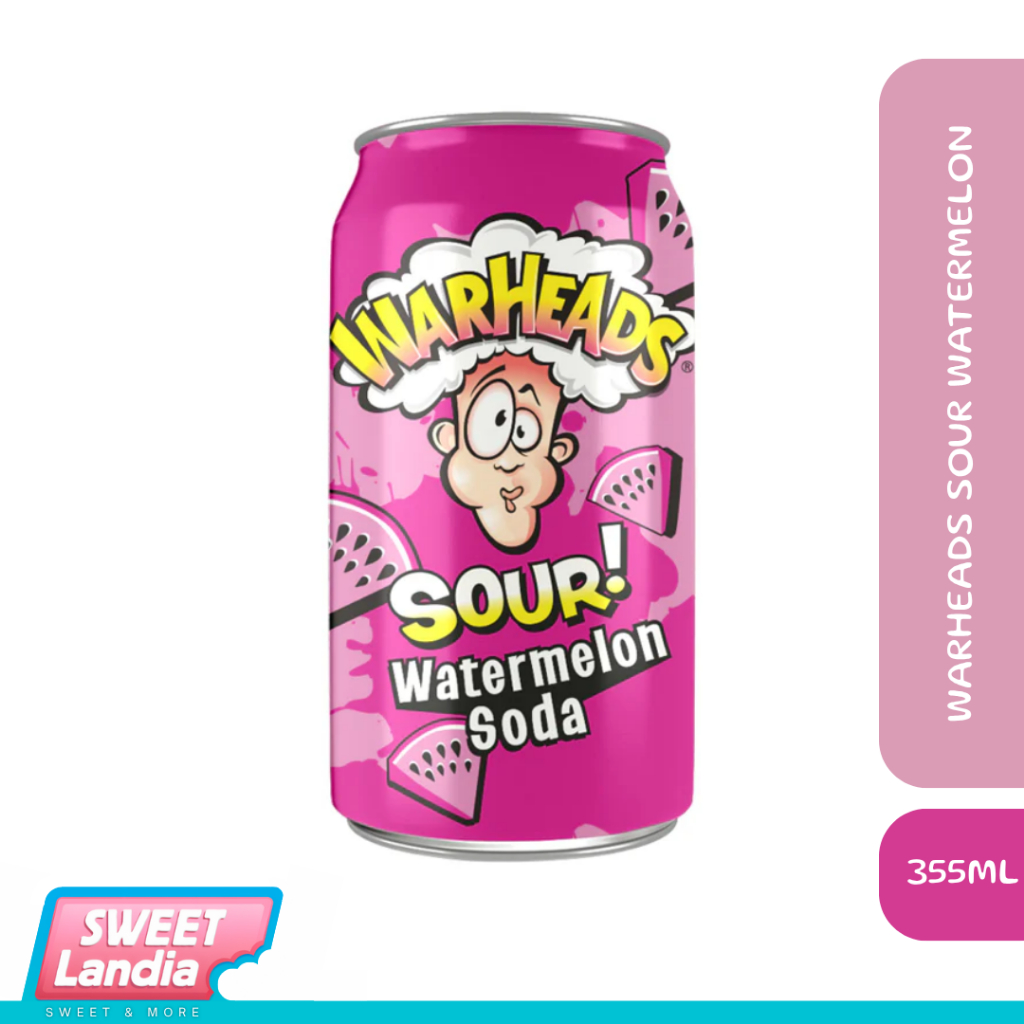 

Warheads Sour Watermelon Soda Drinks 355ml