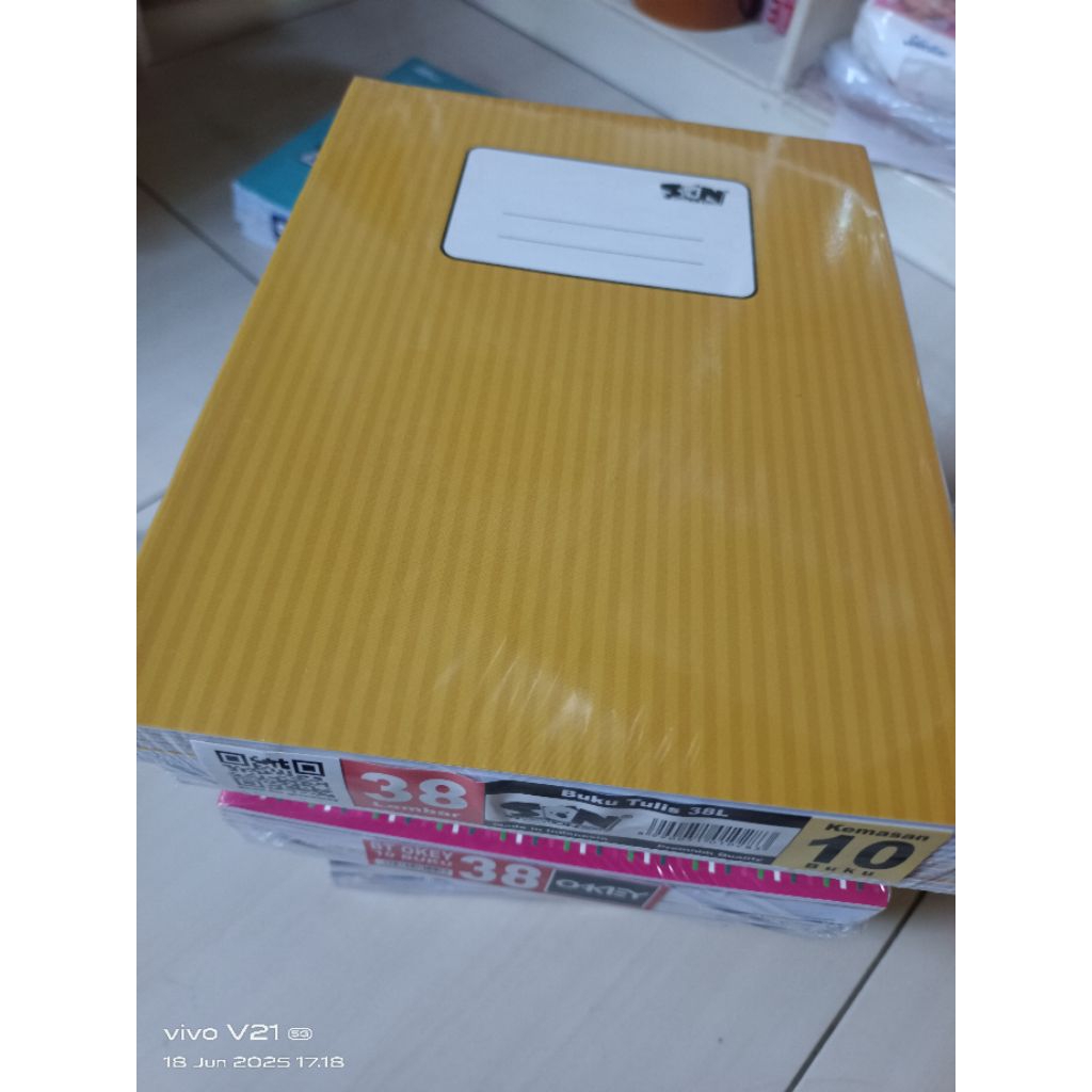 

BUKU TULIS SON SAMPUL COKLAT 38 LEMBAR