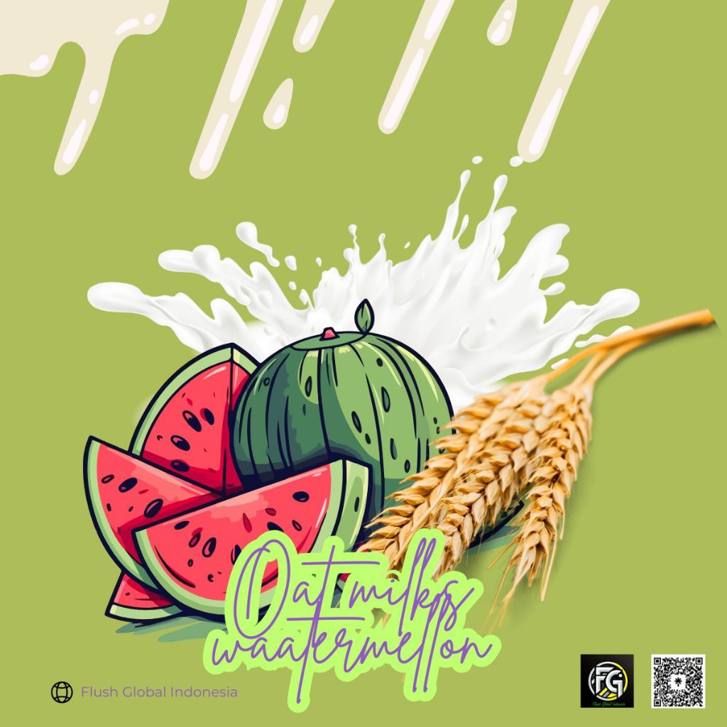 

ESSENCE PERISA OATMILKS WATERMELLON FLAVORING-KEMASAN 60ML-NON ALKOHOL(FOOD GRADE)