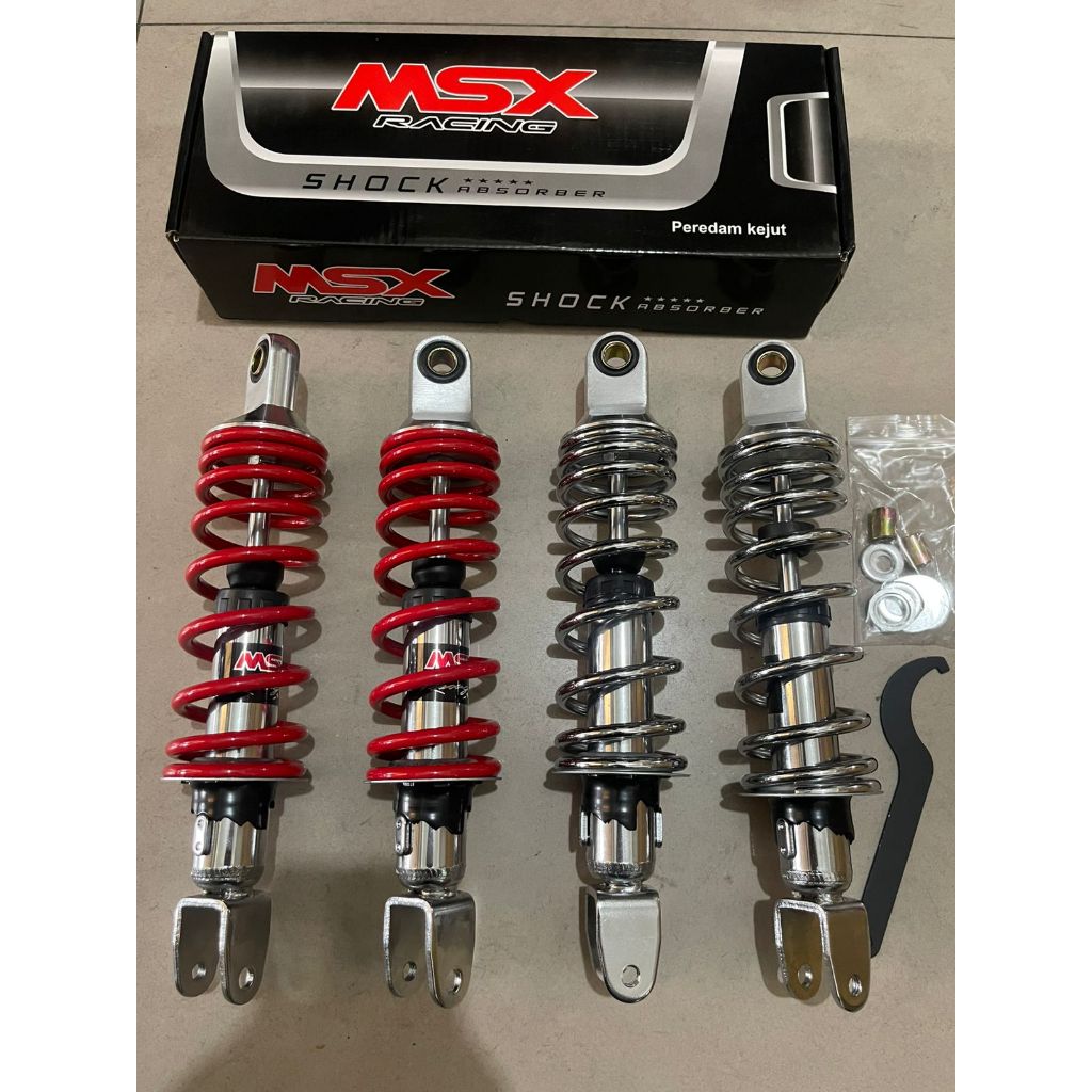 SHOCKBREAKER SHOCK BELAKANG AEROX NUOVO NON TABUNG CHROME 280MM