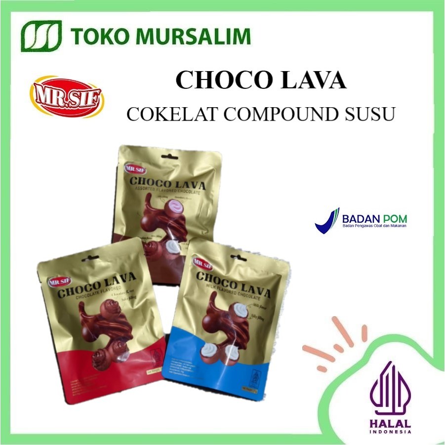 

Mr. Sif Choco Lava Cokelat Compound Susu-Milk Flavored Chocolate/Chocolate Flavored/Assorted Flavored Chocolate