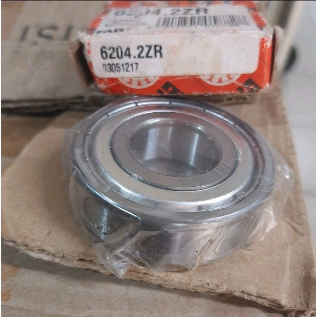 Ball Bearing 6204 2zr Tutup Besi