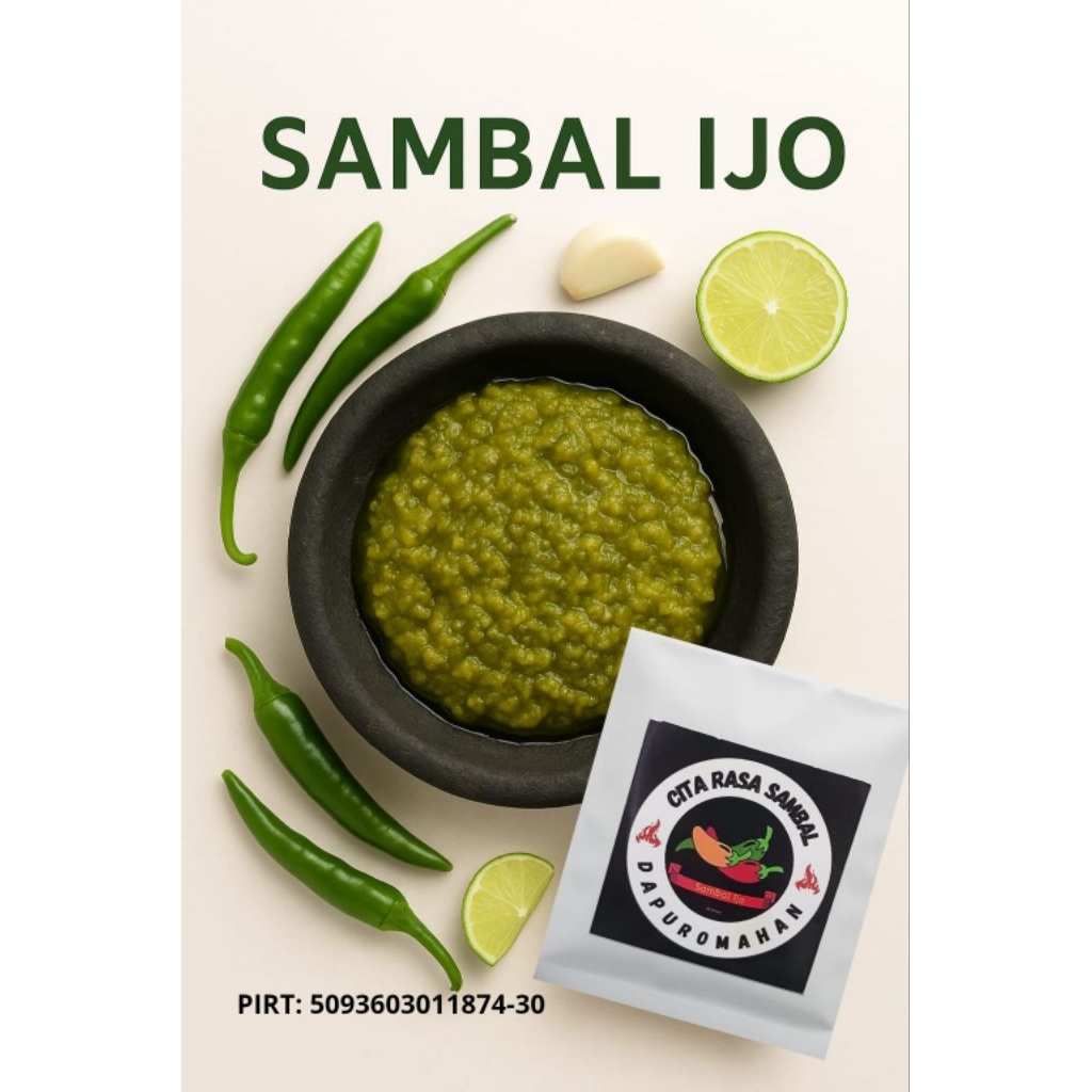 

Sambal Ijo Sachet 18 Gram – Segar, Pedas, dan Nikmat ala Padang! 10 Sachet