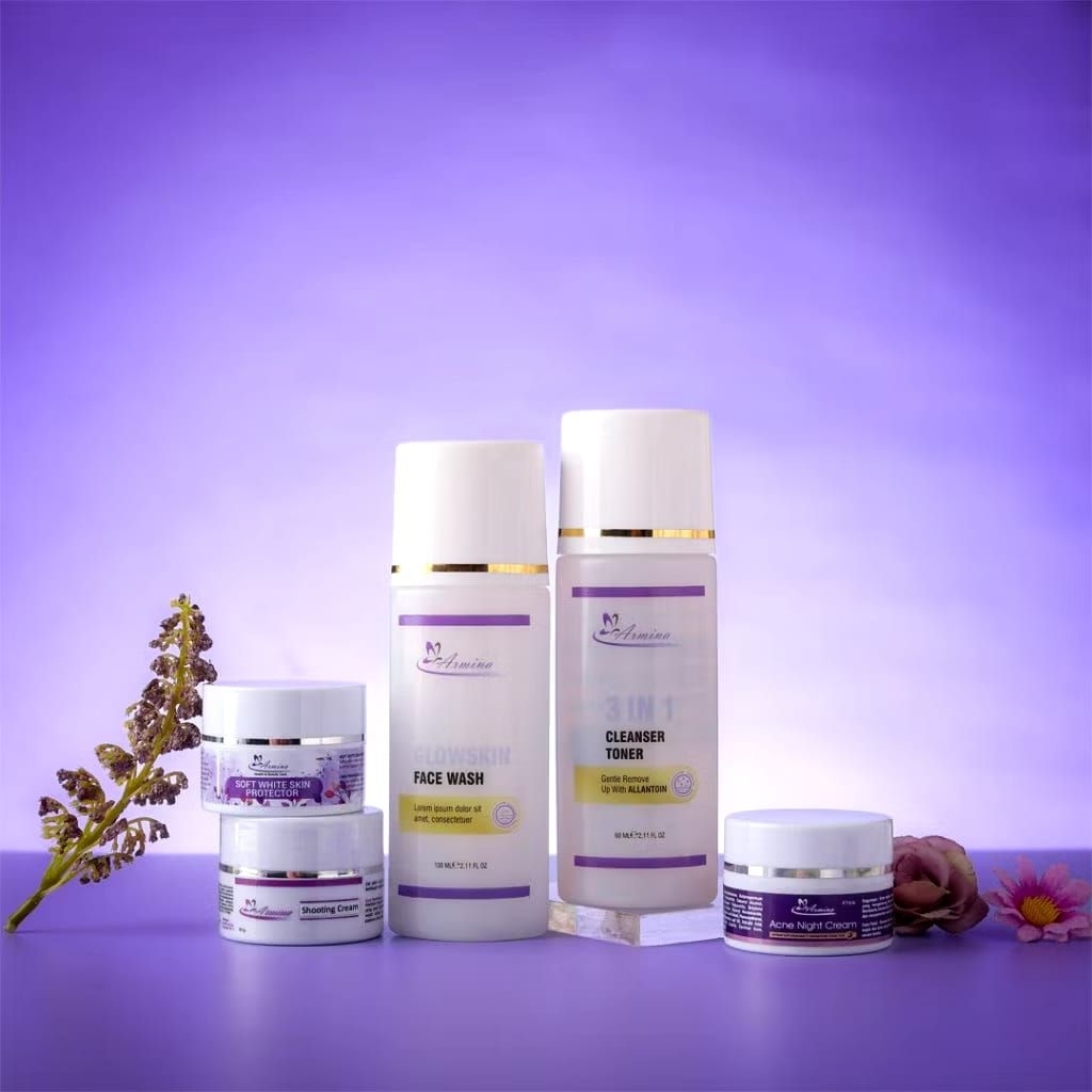 ARMINA - Paket Skincare Acne Whitening Organic  Silver