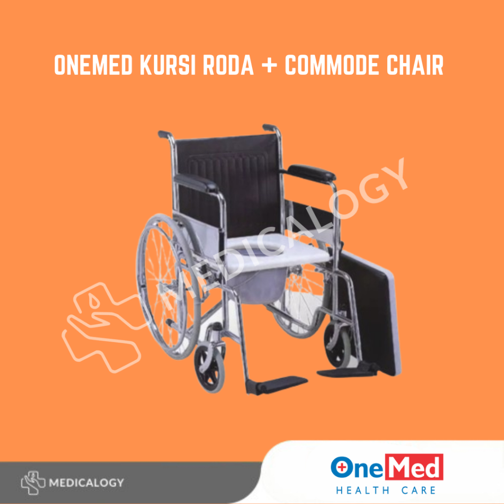 Onemed Kursi Roda + Commode Chair