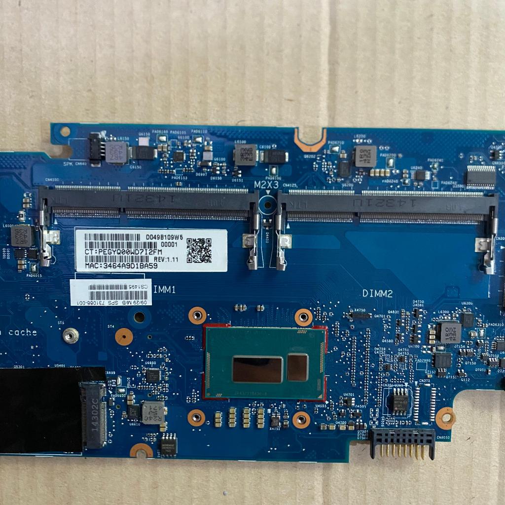Mainboard Motherboard HP EliteBook 820 G1 I5 4300u