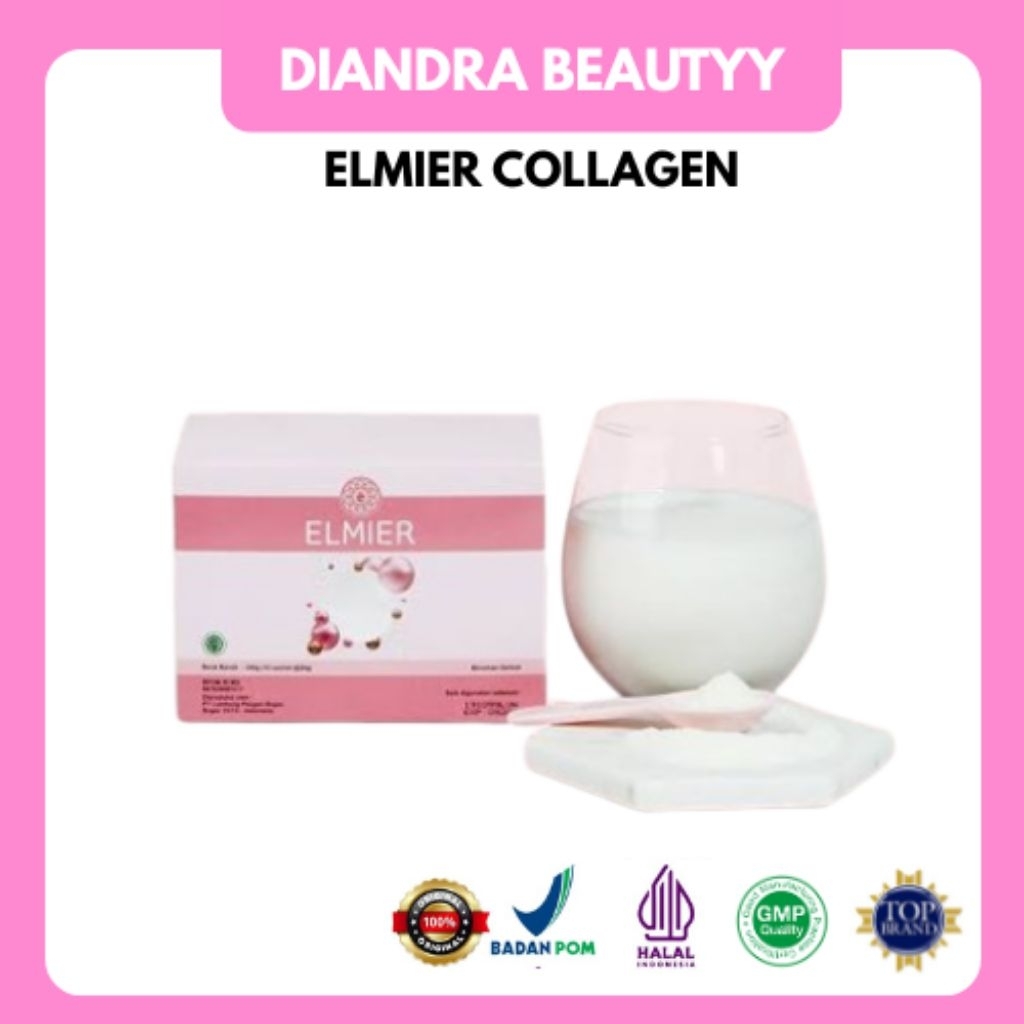ELMIER COLLAGEN ISI 12 SACHET ORIGINAL
